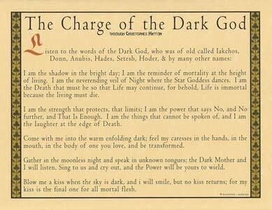 Dark God poster