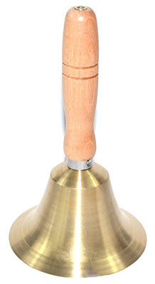 4 1/4" x 7 1/2" Brass Hand bell