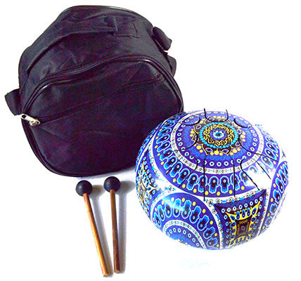 8" Happy Drum Fatima Hand/Evil Eye