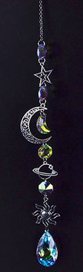 17"  Celestial Crescent sun catcher