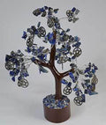 Lapis W pentacles gemstone tree (300 beads)