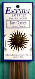 16/pk Rain Goddess escential essences incense sticks