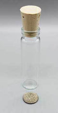4dr glass vial w/ cork